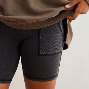 Aerie Ribbed Chill Biker Shorts